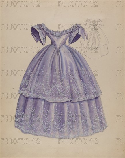 Dress, c. 1936. Creator: Jean Peszel.