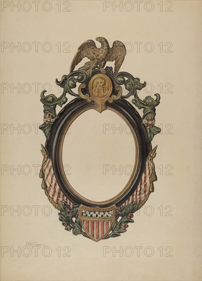 Mirror Frame, c. 1938. Creator: Lawrence Phillips.