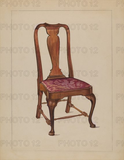 Side Chair, c. 1936. Creator: Lawrence Phillips.