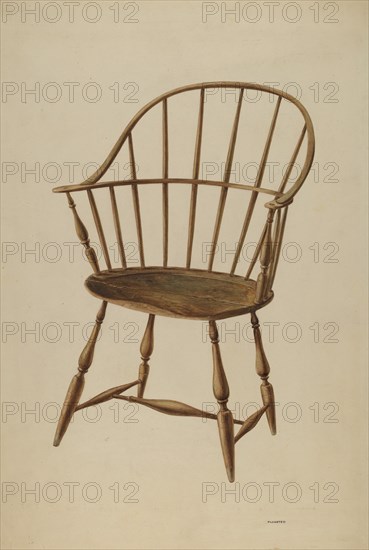 Windsor Chair, c. 1939. Creator: Louis Plogsted.