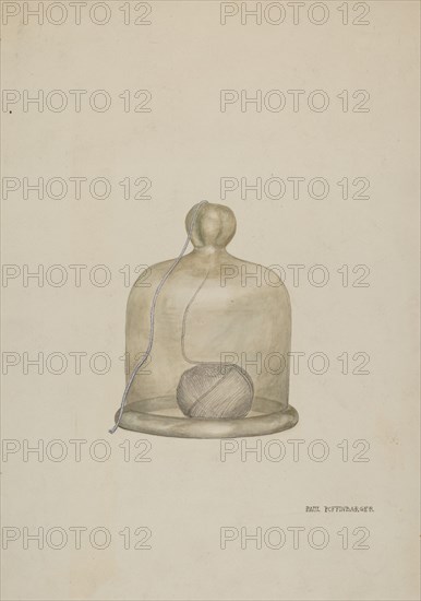 String Bowl, c. 1941. Creator: Paul Poffinbarger.