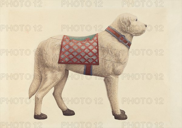 Carousel Dog, c. 1938. Creator: Robert Pohle.