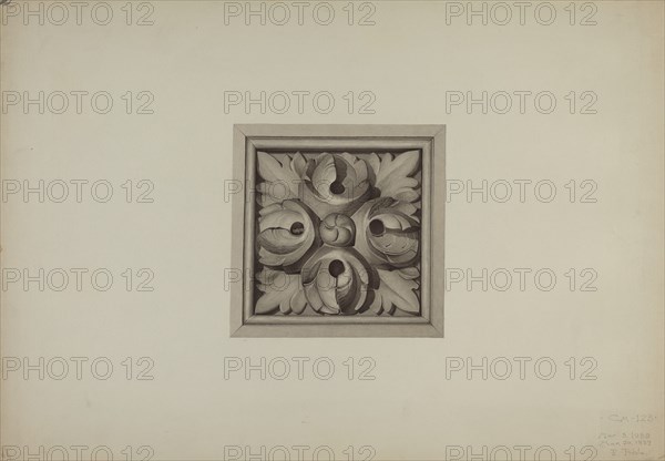 Architectural Detail, 1939. Creator: Robert Pohle.