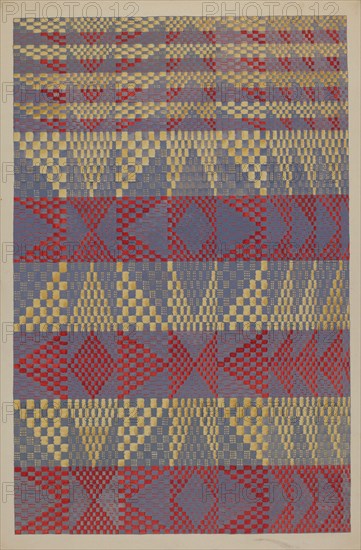 Coverlet, c. 1936. Creator: Dorothy Posten.