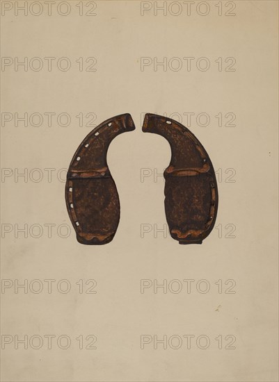 Ox Shoes, c. 1936. Creator: Walter Praefke.