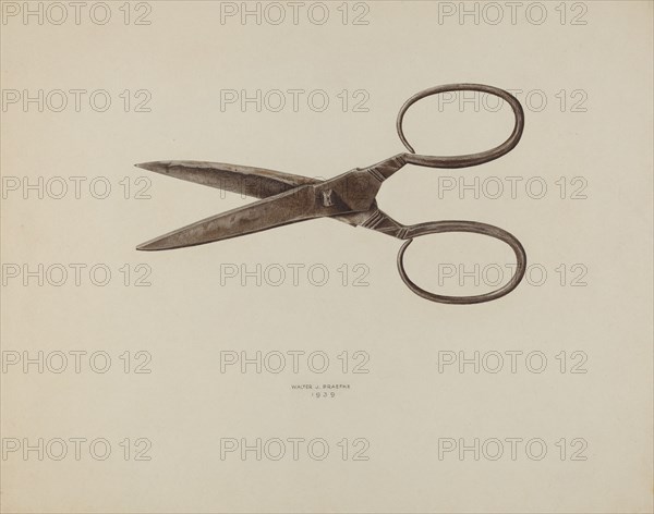 Scissors, 1939. Creator: Walter Praefke.