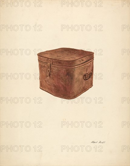 Copper Storage Box, c. 1940. Creator: Albert Pratt.