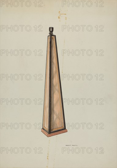 Candlestick (Ecclesiastical), c. 1939. Creator: Albert Pratt.