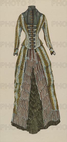 Dress, c. 1937. Creator: Ray Price.