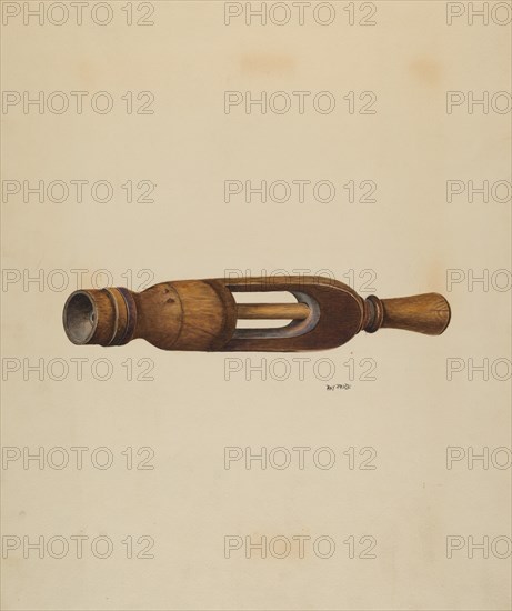 Hand Bottle Corker, c. 1940. Creator: Ray Price.