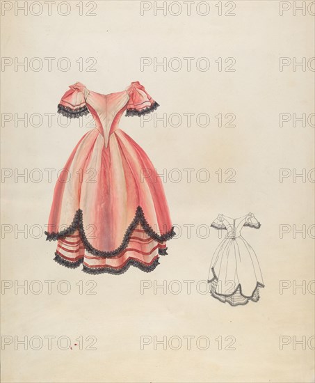 Dress, c. 1937. Creator: Ray Price.