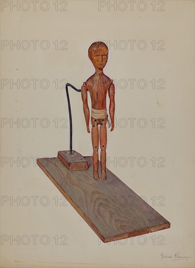 Jigging Figure, c. 1937. Creator: David Ramage.