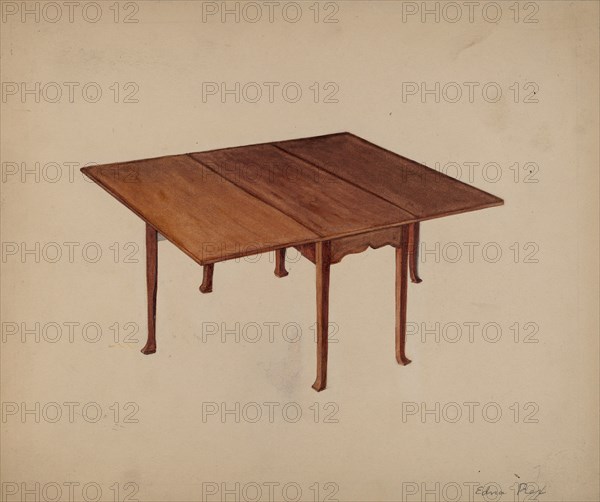 Table, Patrick Henry, 1935/1942. Creator: Edna C. Rex.