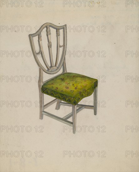 Chair, c. 1936. Creator: Edna C. Rex.