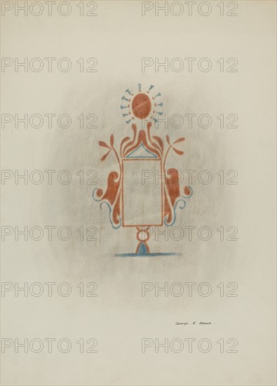 Wall Painting, c. 1939. Creator: George E. Rhone.