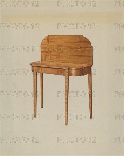 Wall-table, c. 1938. Creator: Michael Riccitelli.