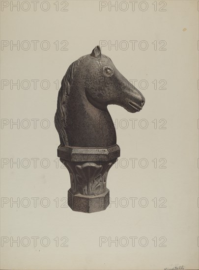 Hitching Post, 1935/1942. Creator: Michael Riccitelli.