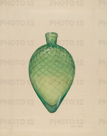 Flask, c. 1940. Creator: Janet Riza.
