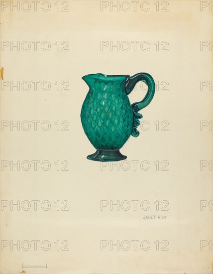 Cream Pitcher, c. 1940. Creator: Janet Riza.