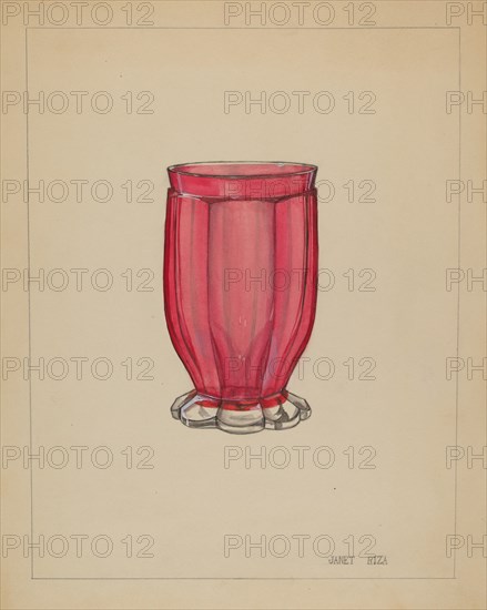 Tumbler, c. 1937. Creator: Janet Riza.