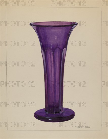 Vase, c. 1937. Creator: Janet Riza.