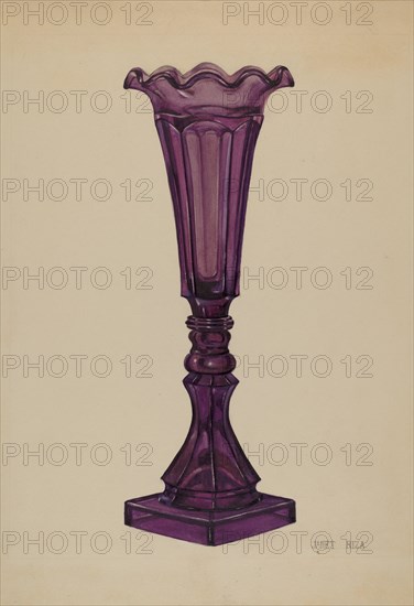 Vase, c. 1937. Creator: Janet Riza.