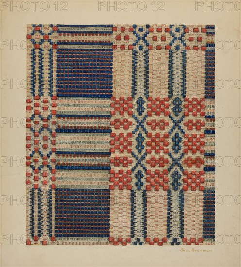 Coverlet, c. 1940. Creator: Charles Roadman.