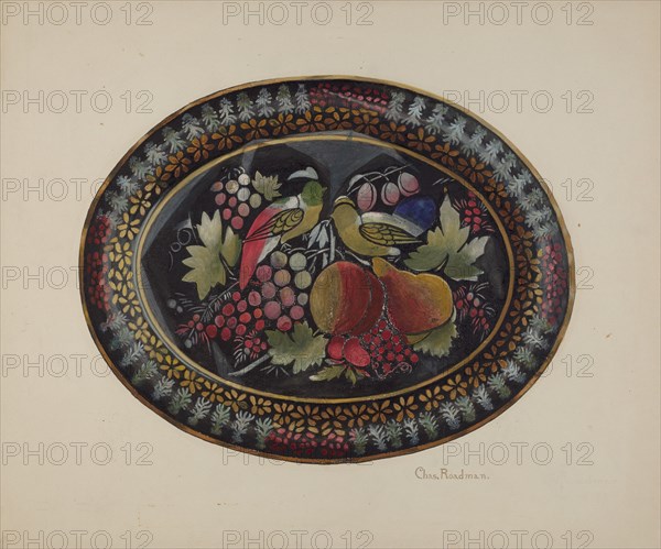 Tray, c. 1940. Creator: Charles Roadman.