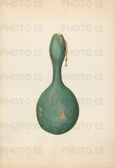 Gourd Bottle, c. 1938. Creator: Sydney Roberts.