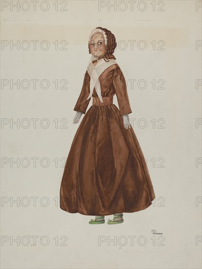 Doll - "Betsey Paine", c. 1939. Creator: Josephine C. Romano.