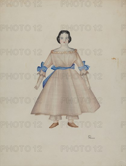 Doll - "Mary", c. 1939. Creator: Josephine C. Romano.