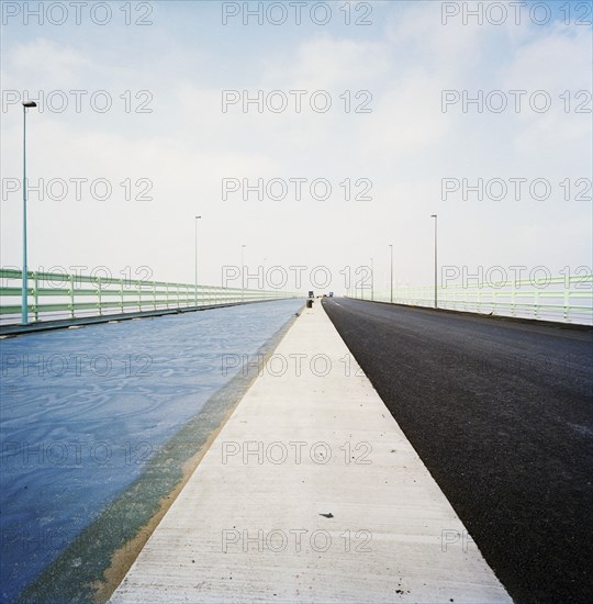 Second Severn Crossing, M4, New Passage, Pilning and Severn Beach, Glos, 18/09/95 - 19/09/95. Creator: John Laing plc.