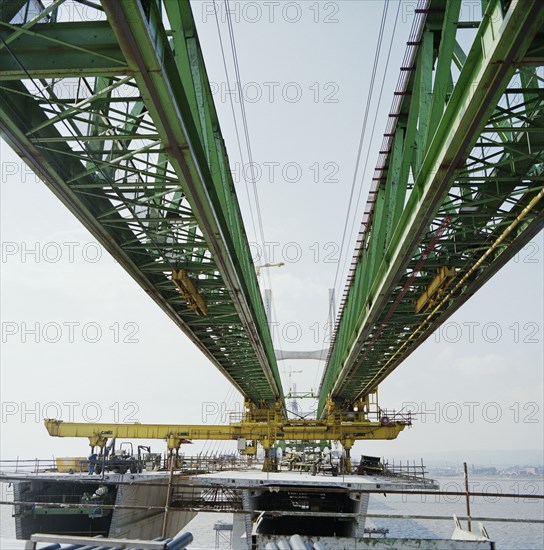 Second Severn Crossing, M4, New Passage, Pilning and Severn Beach, Glos, 18/09/95 - 19/09/95. Creator: John Laing plc.