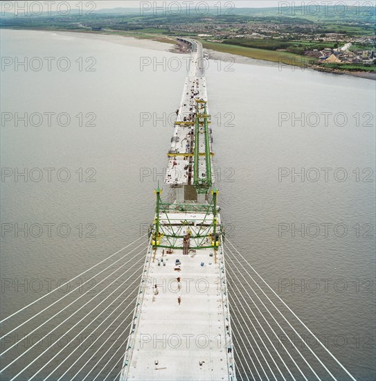 Second Severn Crossing, M4, New Passage, Pilning and Severn Beach, Gloucestershire, 18/10/1995. Creator: John Laing plc.