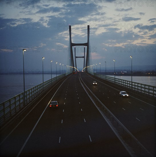 Second Severn Crossing, M4, New Passage, Pilning and Severn Beach, Gloucestershire, 03/06/1997. Creator: John Laing plc.