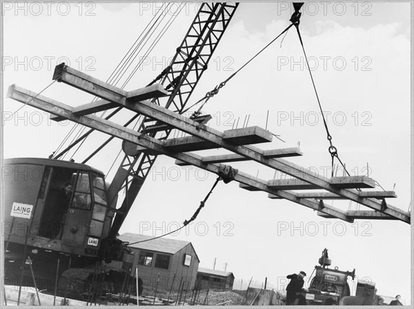 Shell Haven Oil Refinery, Shell Haven, Stanford Le Hope, 16/04/1956. Creator: John Laing plc.