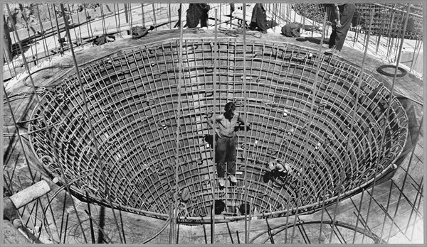 Shoreham Cement Works, Upper Beeding, Horsham, West Sussex, Jun 1950 - Jul 1950. Creator: John Laing plc.