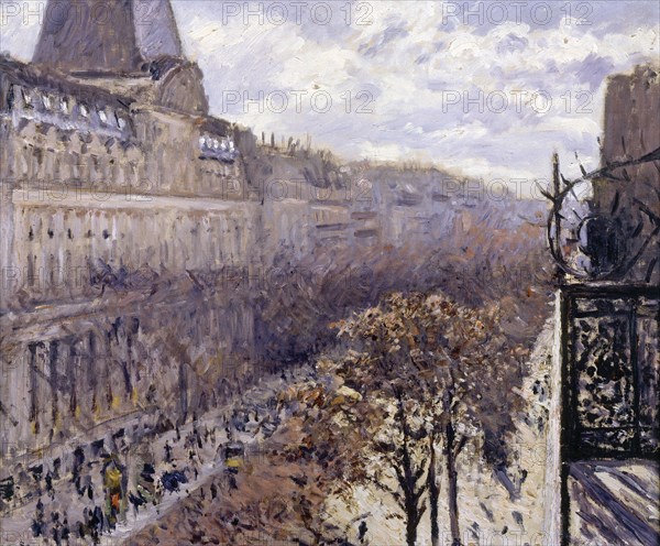 Boulevard des Italiens, 1880. Creator: Caillebotte, Gustave (1848-1894).