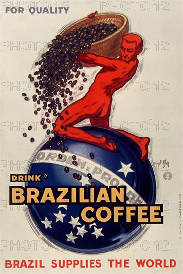 Brazilian coffee , 1931. Creator: D'Ylen, Jean (1886-1938).