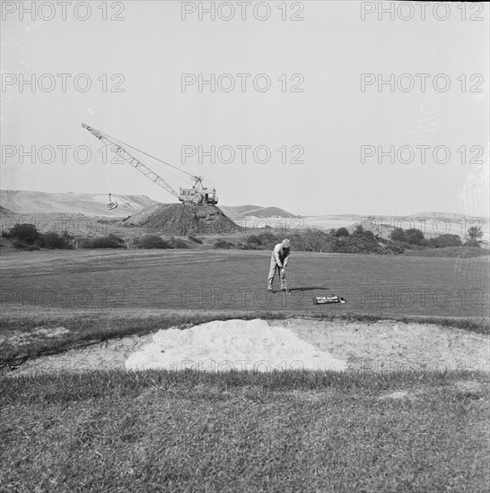 Whitley Bay Golf Course, Whitley Bay, North Tyneside, 23/04/1953. Creator: John Laing plc.