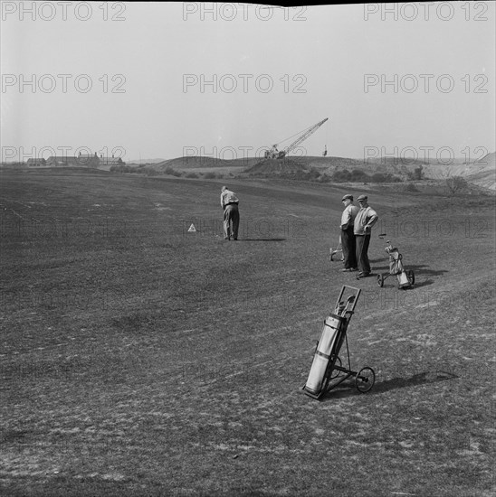 Whitley Bay Golf Course, Whitley Bay, North Tyneside, 23/04/1953. Creator: John Laing plc.
