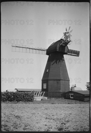 Ripple Mill, Dover Road, Ringwould, Dover, Kent, 1929. Creator: Francis Matthew Shea.