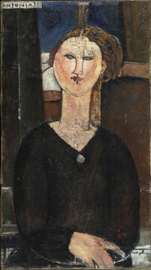 Antonia, 1915. Creator: Modigliani, Amedeo (1884-1920).