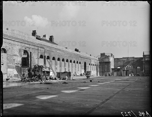 Market Hall, Worcester Street, Bull Ring, Birmingham, 1941. Creator: George Bernard Mason.