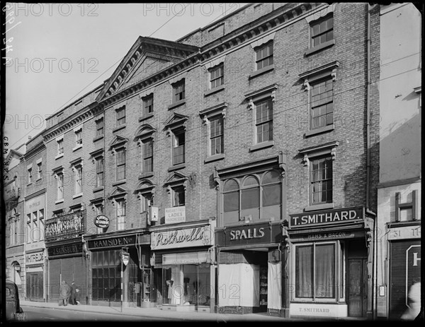 Devonshire House, 36 Corn Market, Derby, 1942. Creator: George Bernard Mason.