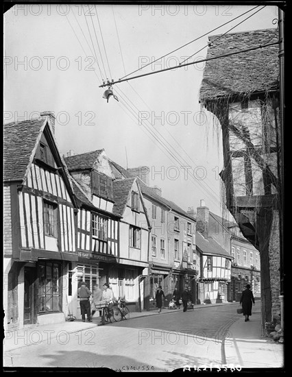 Friar Street, Worcester, Worcestershire, 1942. Creator: George Bernard Mason.