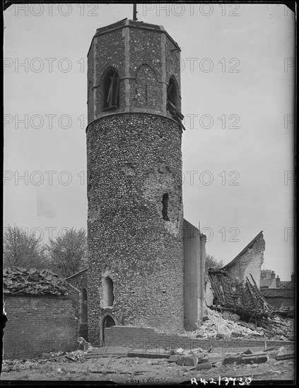 St Benedict's Church, St Benedict's Street, Norwich, Norfolk, 1942. Creator: George Bernard Mason.