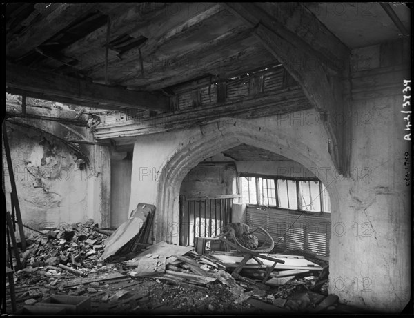 The Great Hall, 127 Oak Street, Norwich, Norfolk, 1942. Creator: George Bernard Mason.