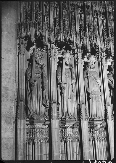 York Minster, Minster Yard, York, 1942. Creator: George Bernard Wood.