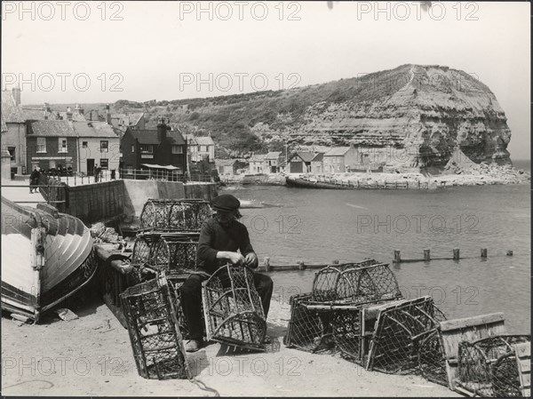 Seaton Garth, Staithes, Hinderwell, Scarborough, North Yorkshire, 1930s. Creator: J Dixon Scott.